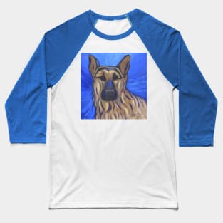 German Shepherd Abstract Baseball T-Shirt